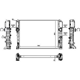 2007-2011 Mercedes Cls550 - Radiator - RAD2984
