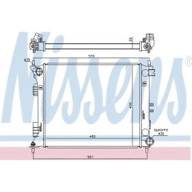 Hyundai Veloster 2013-2017 Radiator - RAD3098