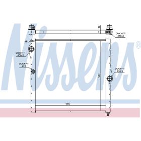 Land rover Discovery 2018 Auxiliary Radiator - RAD3105