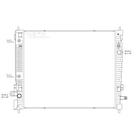 Buick Enclave 2018-2019 Radiator - RAD3116