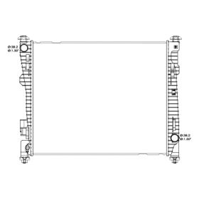 2016-2019 Dodge Durango Radiator