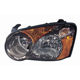 2005 Subaru Impreza Head Lamp Driver Side W/O Hid Black HQ - OEM# 84001FE570 - SU2502120-3