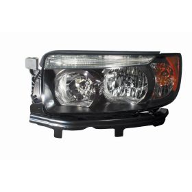 2007-2008 Subaru Forester Head Lamp Driver Side W/Sport Pkg (Black) HQ - OEM# 84002SA210 - SU2502135-3