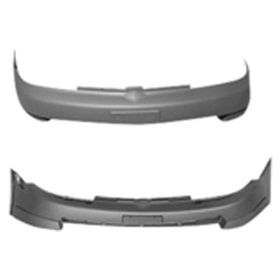 Toyota Echo 2000-2002 Front Upper Bumper Cover - TO1000204 - OEM - 5211952990
