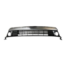Front Bumper Grille- Partial Primed- W/ Chrome Mldg- W/ Fog Hole Oem# 5310247090B1
