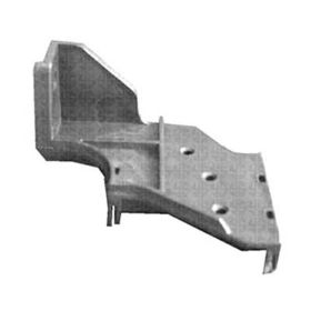 Toyota Tacoma Pickup 2wd 1998-2000 Front Passenger Side Bumper Cover Support - TO1043104