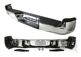 2005-2015 Toyota Tacoma Rear Bumper Assembly ( Includes Pull Bar)- Chrome-  -2.7L- W/ Sr5 - TO1103113-2
