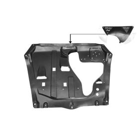 Toyota Highlander 2008-2013 Front Center Undercar Shield - TO1228199