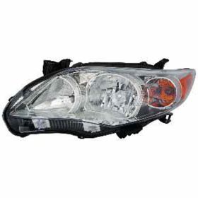 2011-2013 Toyota Corolla Sedan Driver Side Headlight Assembly - Best Value ® - TO2502203