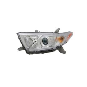 2011-2013 Toyota Highlander Driver Side Headlight Assembly - Best Value ® - TO2502208