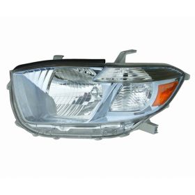 Toyota Highlander Hybrid 2008-2010 Driver Side Head Light Lens And Housing - TO2518117 OEM# 8117048480