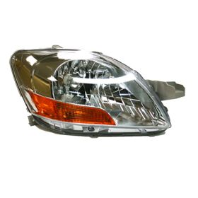 2007-2012 Toyota Yaris- Sedan Headlamp Unit  Rh (Passenger Side)- Base Model- W/O Sport - TO2519108-2