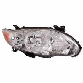 Toyota Corolla Sedan 2011-2013 Passenger Side Head Light Lens And Housing - TO2519131