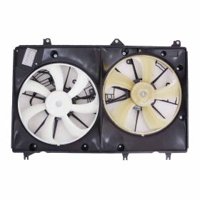 Toyota Highlander 2008-2010 Radiator And Condenser Fan Assembly With Two Fans Side By Side-3.5l V6 - TO3115194