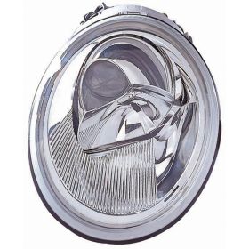Volkswagen Beetle 1998-2005 Driver Side Halogen Head Light Assembly - VW2502106C