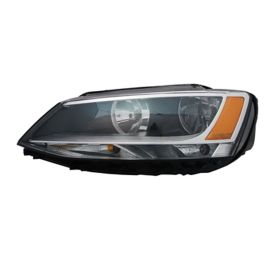 2011-2016 VOLKSWAGEN JETTA (2011-) (TYPE 6) Driver Side Halogen Head Light Assembly - VW2502146 OEM# 5C7941005