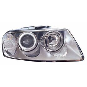 Volkswagen Touareg 2004-2007 Passenger Side Halogen Head Light Assembly - VW2503132