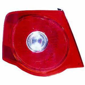 2005-2007 Volkswagen Jetta (2005-) (Type 5) Tail Lamp Driver Side (Red Lens) HQ - OEM# 1K5945095J - VW2800123-3