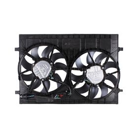 2018-2022 VOLKSWAGEN ATLAS CROSS SPORT Radiator And Condenser Fan Assembly With Two Fans Side By Side - VW3115122