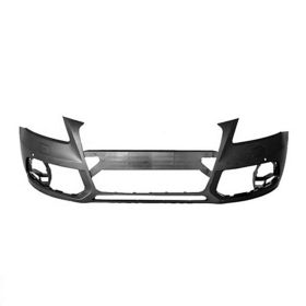 2013-2017 Audi Q5 Bumper Front W/H/Lp Wash/Sensor Hole W/O S-Line Pkg Primed - OEM# 8R0807065CGRU - AU1000200-3