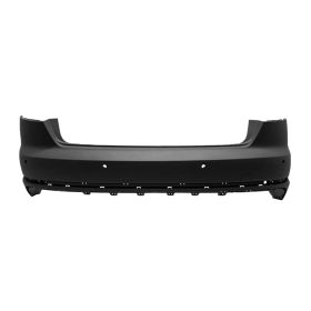 2017-2019 Audi A4 Bumper Rear Primed W/O Parallel Park W/4 Park Assist Sensor/S-Line - OEM# 8W5807067DGRU - AU1100228-3