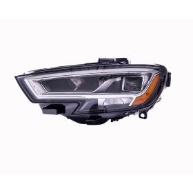 2017-2020 Audi A3 Driver Side Led Head Light Lens And Housing - Best Value - AU2502209