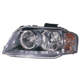 2006-2008 Audi A3 Head Lamp Passenger Side Halogen HQ - OEM# 8P0941004H - AU2503134-3