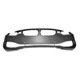 2014-2016 BMW 428I Convertible Bumper Front Primed W/O Camera/M-Pkg W/Park Assist/Washer/Park Distance - OEM# 51117363282 - BM1000387-3