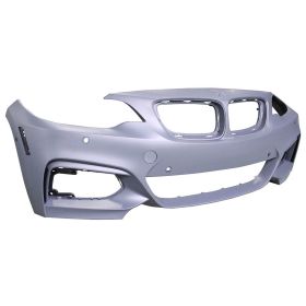 2014-2016 BMW 228I Bumper Front Primed W/Park Assist/Park Distance/M-Pkg W/O Washer - OEM# 51118058099 - BM1000411-3