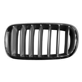 Grille, Lh (Driver Side)- Chrome/Titanium Gray- W/O Night Vision- X-Line Sport / M-Pkg Models Oem# 51117303107
