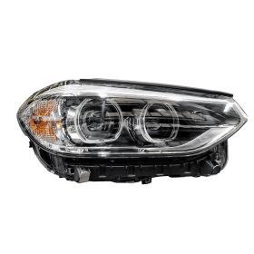 2018-2021 BMW X3 Driver Side Led Head Light Lens And Housing - Best Value - BM2502194OEM #63117466121