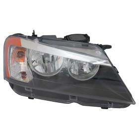 2011-2014 BMW X3 Passenger Side Halogen Headlight Assembly - Best Value - BM2503170OEM #63117222026