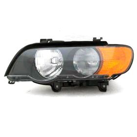2000-2003 Bmw X5 Headlamp Assembly  Lh (Driver Side)- W/ Amber Signal-  Halogen - BM2518111-2