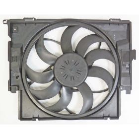 2012-2018 BMW 3 Series Sedan (1999-) Radiator And Condenser Fan Assembly With One Big Fan - Best Value - BM3115126OEM #17428641963