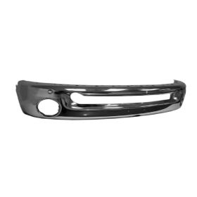 Front Steel Bumper- W/ Fog -Chrome -W/O Sport (Steel Bumper) Oem# 55077946Ab