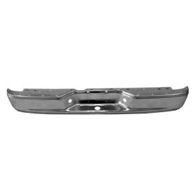 2005-2011 Dodge Dakota Rear Step Bumper Face Bar- Chrome - CH1102363-2