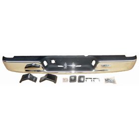 Rear Bumper Assembly-Chrome-W/ Pad & Brackets Oem# 55077107Ak/55077108Ac/55077109Ac/6506830Aa/5507770