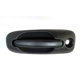 2001-2007 Chrysler Town And Country Door Handle Outer Front Driver Side W/Key Hole Textured Black - OEM# 4717513AC - CH1310123-3