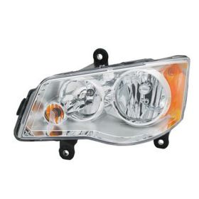 2008-2016 Chrysler Town And Country Driver Side Halogen Head Light Assembly - Best Value - CH2502192OEM #5113337AI