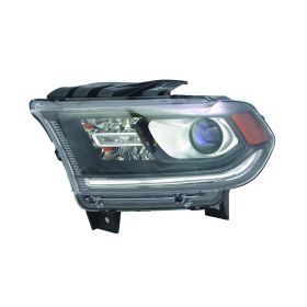 2014-2015 Dodge Durango Head Lamp Driver Side Halogen Black Bezel W/O Led Doorl HQ - OEM# 68184827AF - CH2502255-3