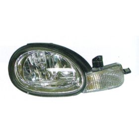 2000-2002 Dodge Neon Headlamp  Rh (Passenger Side)   W/ Black Bezel - CH2503127-2