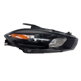 2013-2015 Dodge Dart Head Lamp Passenger Side Halogen Black Bezel HQ - OEM# 68085140AL - CH2503240-3