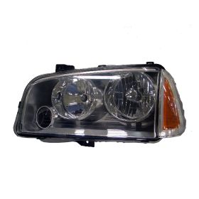 2007-2010 Dodge Charger Performance Headlamp Sets Lh (Driver Side)+Rh  (Passenger Side) - Lens & Housings - Black - CH2505128-2