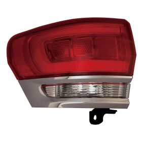 2014-2021 Jeep Grand Cherokee Tail Lamp Driver Side Chrome Trim Exclude Srt-8 HQ - OEM# 68110017AF - CH2804106-3