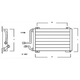 1975-1980 Chevrolet Blazer (fullsize) Ac Condenser - CND36120