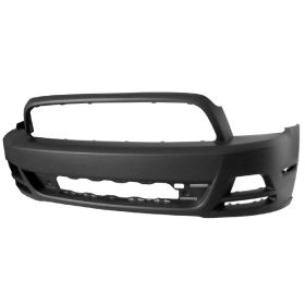 2013-2014 Ford Mustang Front Bumper Cover- Primed- Base/ Gt - FO1000670-2