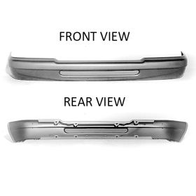 1993-1997 Ford Ranger Pickup Front Bumper-Painted W/O Strip Hole - FO1002243-2