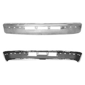 1997-1998 Ford Pickup- F250Hd / F350 Front Bumper -Chrome-W/ Pad Holes -Diesel- W/O Lightning - FO1002254-2