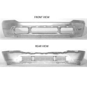 "Front Bumper -Chromed-W/ 5"" Wide Valance -00 Design-Must Purchase Fdj1-000U-A1 & A2 Brackets To Use For 99" Oem# 3C3Z17757Ba