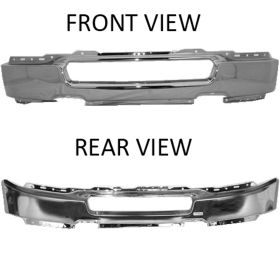 2004-2005 Ford Pickup- F150 (New Style) Front Bumper Face Bar  Chrome-W/O Fog -To Aug 8  2005 - FO1002388-2